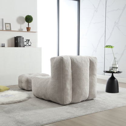 Fluffy Memory Foam Bean Bag Sofa – Indoor Lounge