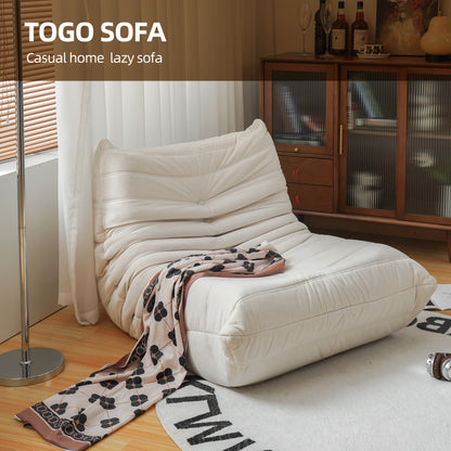 Bean Bag Sofa – Gray Linen
