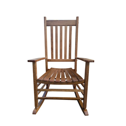 Classic Brown Porch Rocking Chair (Variant 2)