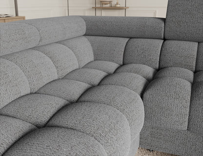 Fectory Sectional Storage Sleeper Chaise Sofa - Grey