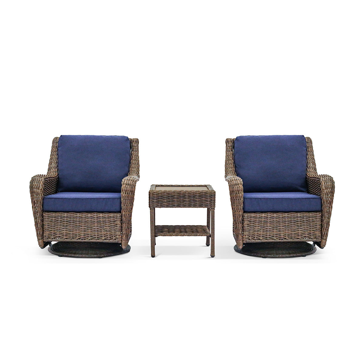 Cambridge Swivel Chair Bistro Set