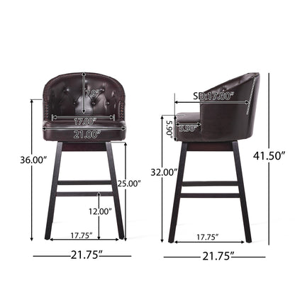 Ogden Swivel Barstools Set of 2