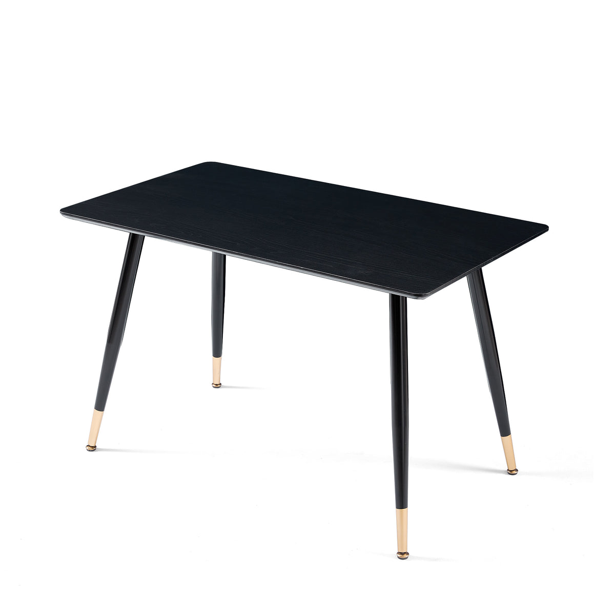Modern Black MDF Kitchen Dining Table