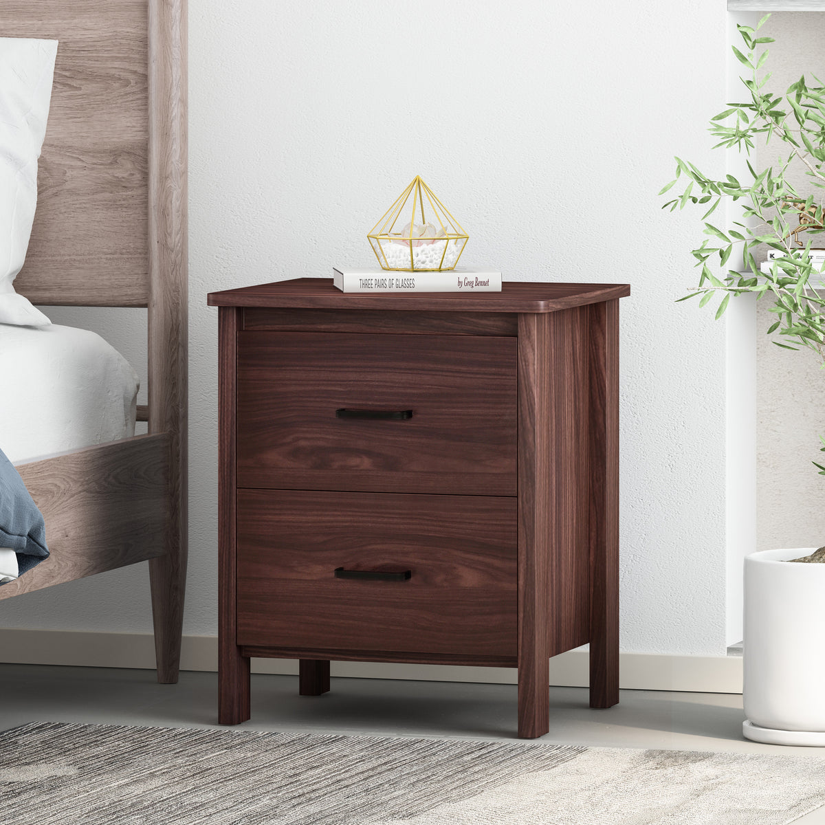 Minimalist Wooden Nightstand