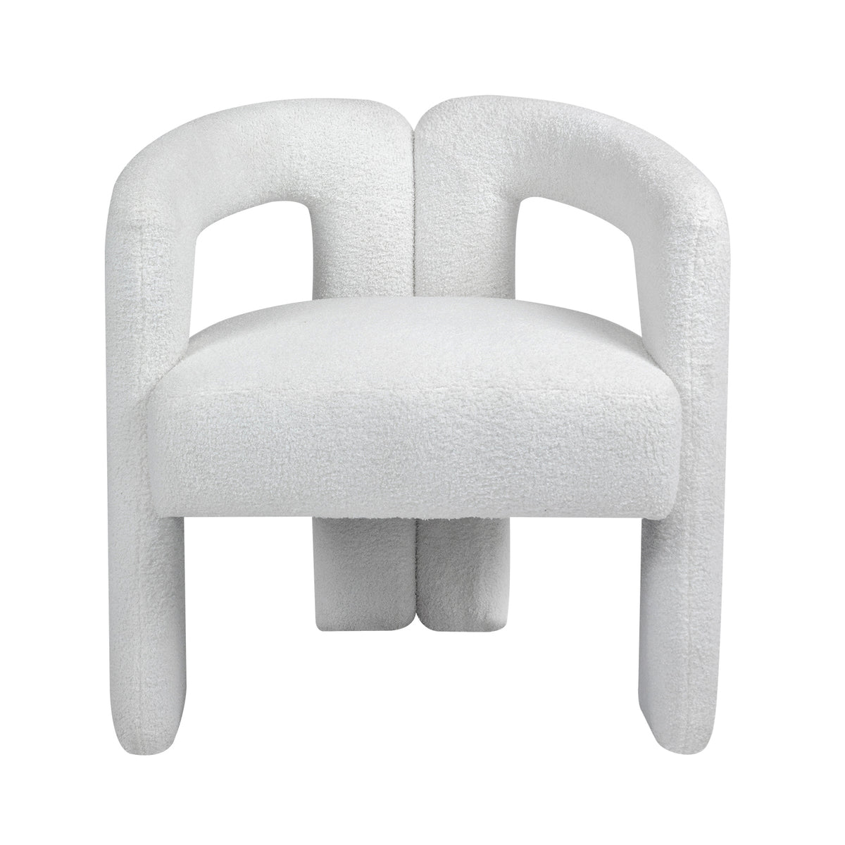 Teddy Fabric Dining Chair – Beige
