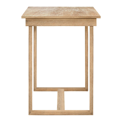 Farmhouse Counter Dining Set (5 pcs) – Brown & Beige
