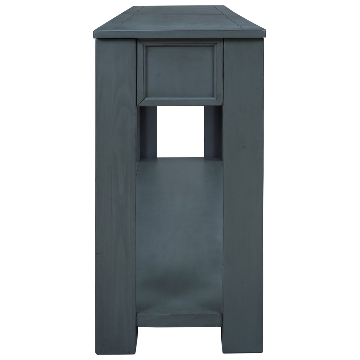 Console Table with Storage Drawers Navy