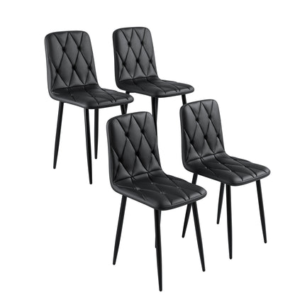 Modern Dining Chairs Set of 4 Gray