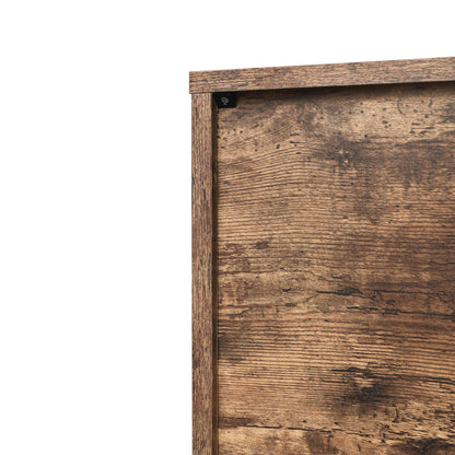 4-Door Freestanding Shoe Cabinet with Storage Shelves