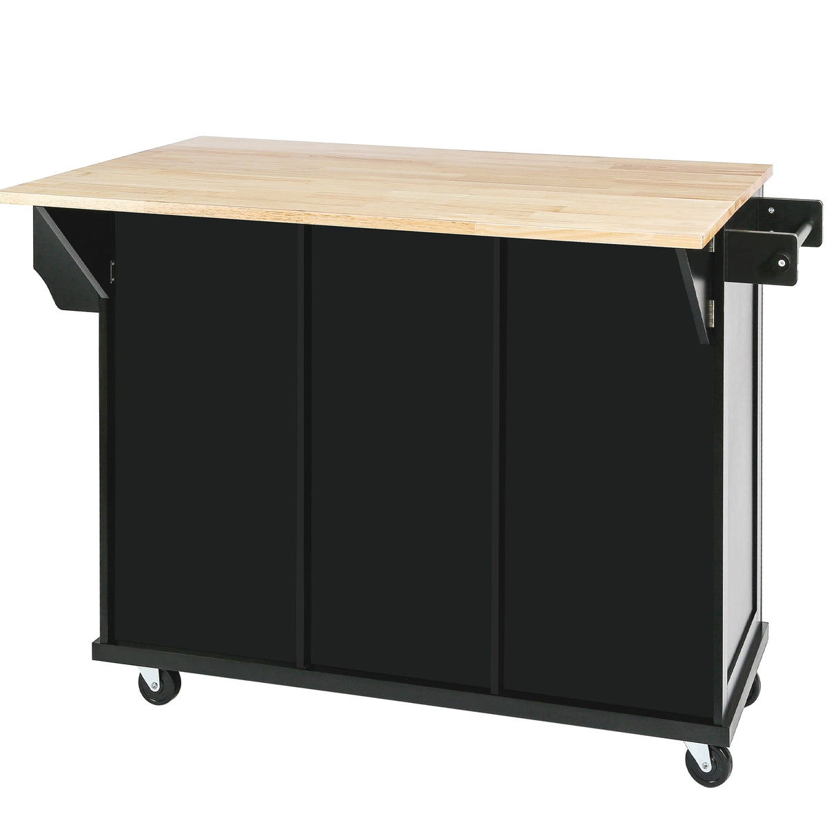 Kitchen Island Cart Black