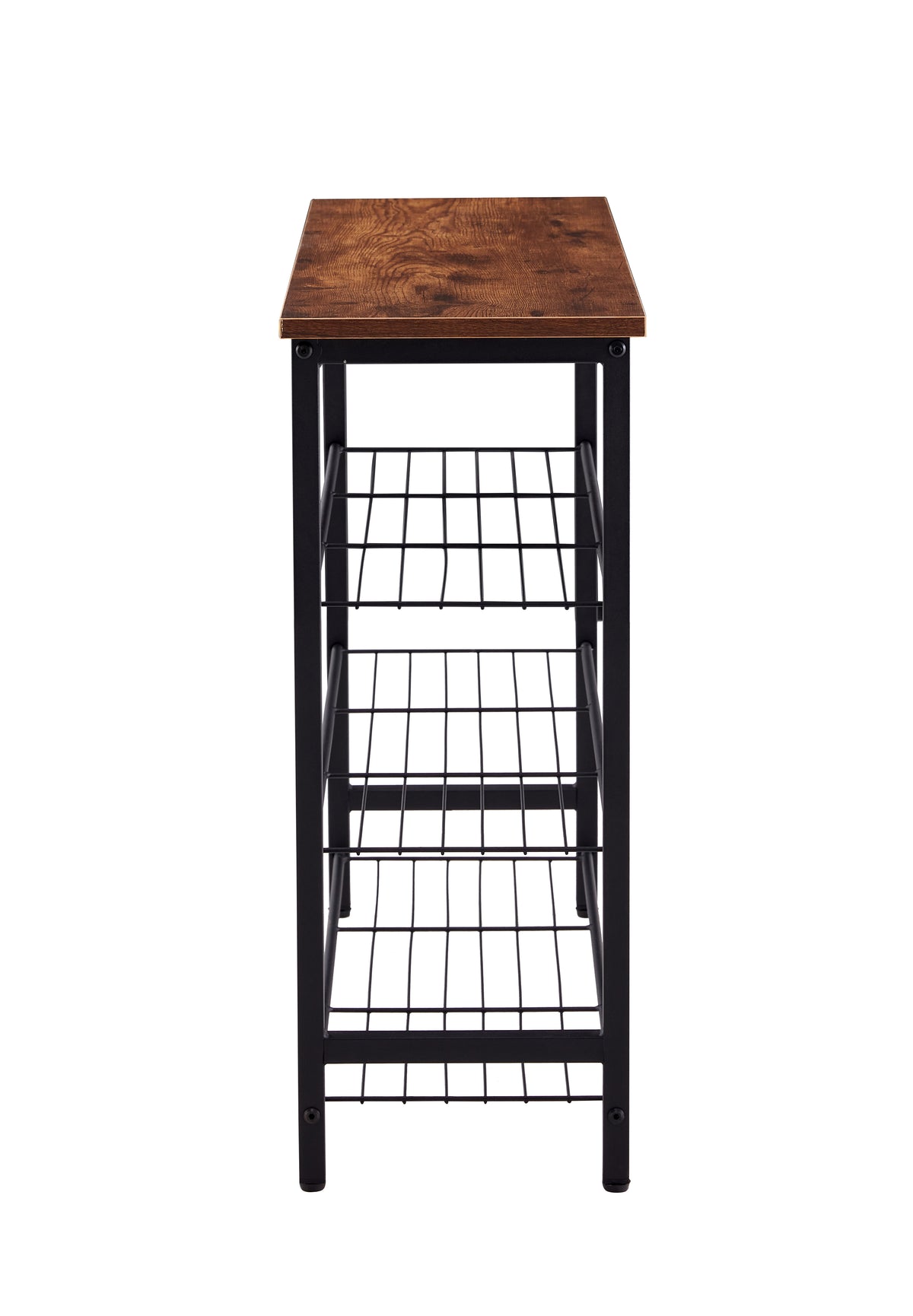 4-Tier Shoe Rack with MDF Top Board