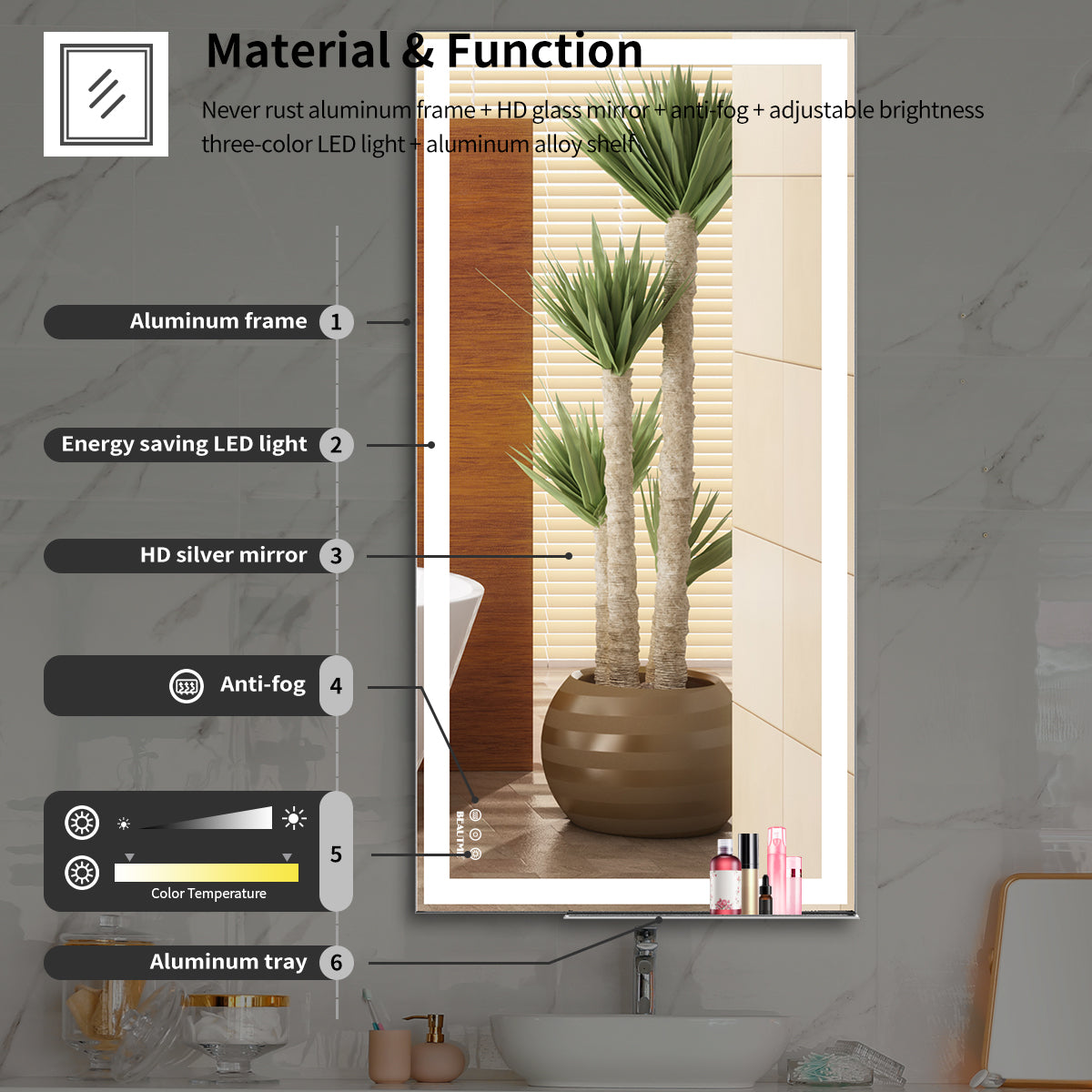 LED Bathroom Mirror