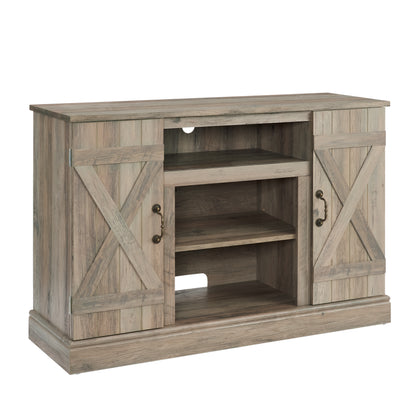 Farmhouse TV Stand Gray Wash