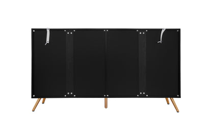 Arched 4-Door Buffet Cabinet