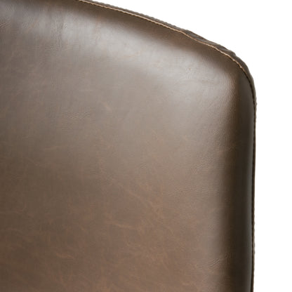 Vintage Brown Counter Stool Set (2 pcs)