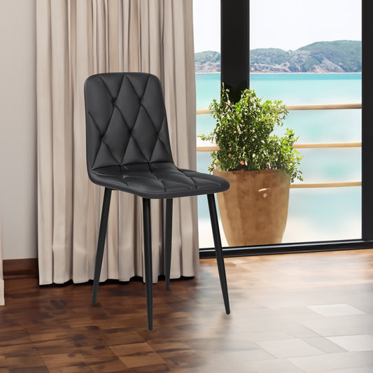 Modern Dining Chairs Set of 4 Gray