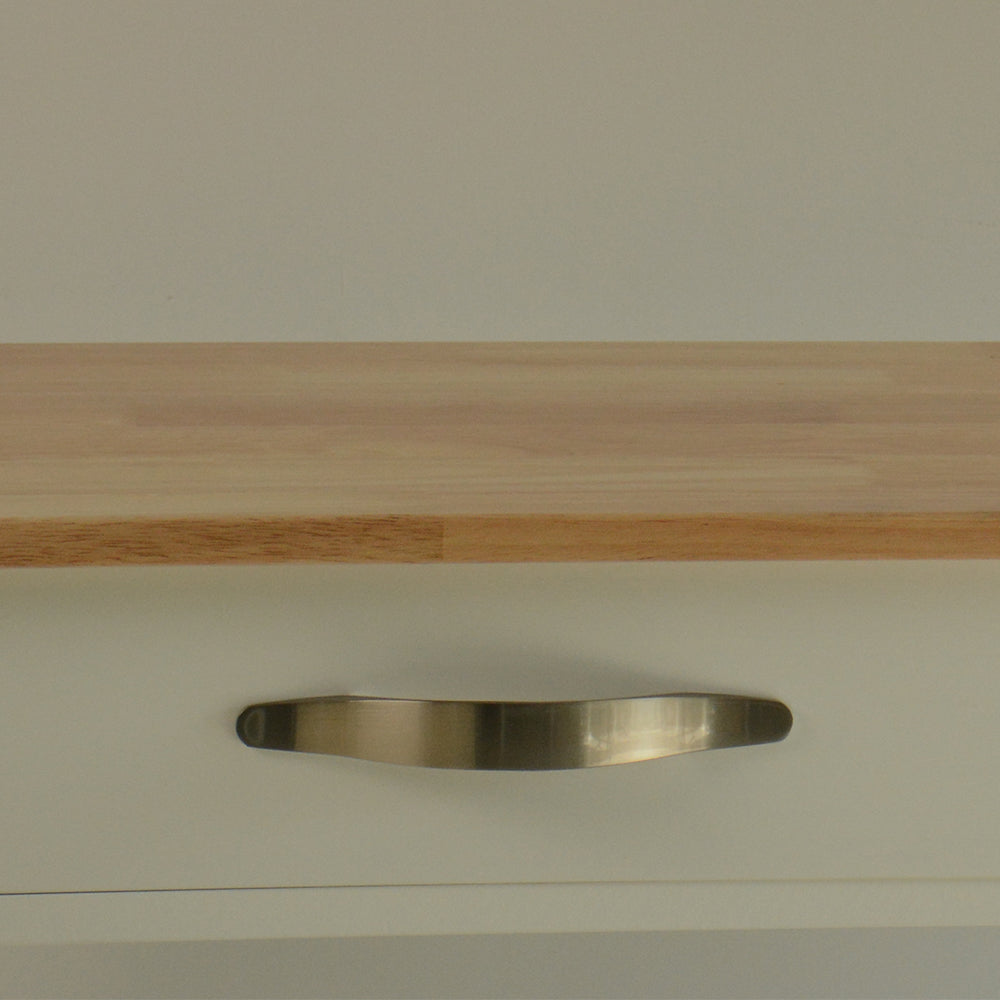 Kitchen Cart with Wood Countertop