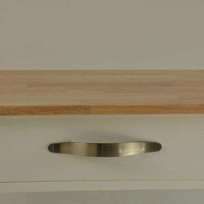 Kitchen Cart with Wood Countertop