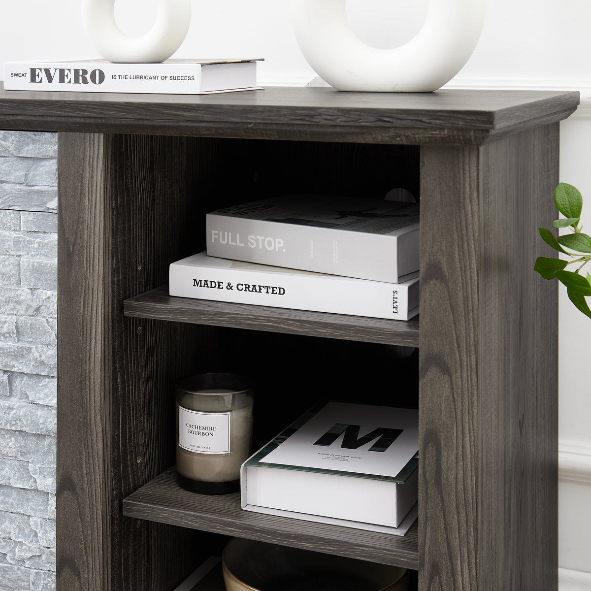 Stone Entertainment Console Gray