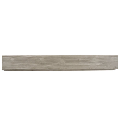 72-Inch Rustic Wood Floating Mantel Shelf Espresso