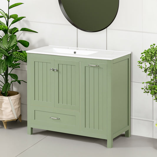 36-Inch Bathroom Vanity with Sink and Drawer