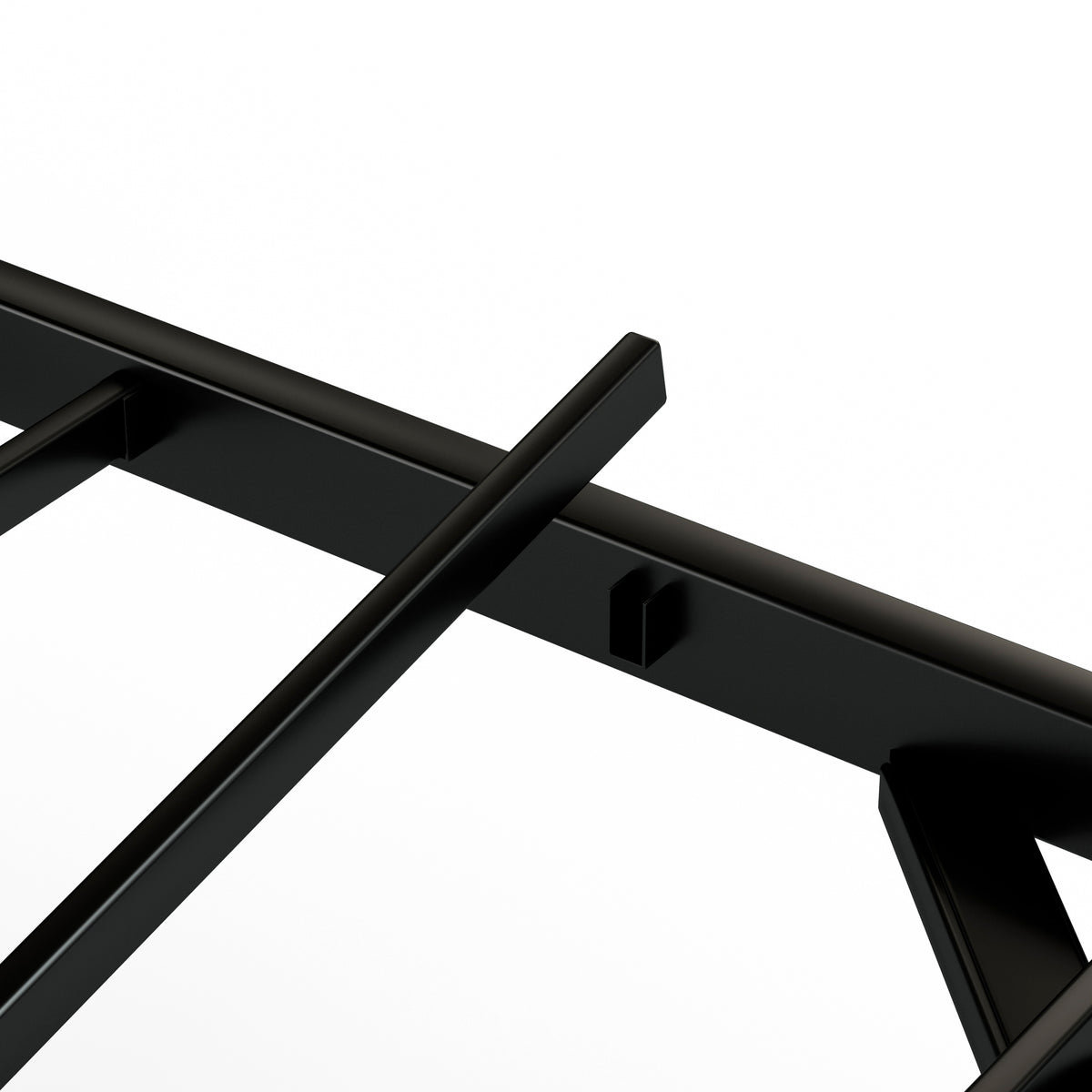 Floating Platform Bed Frame with LED Headboard