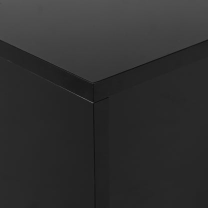 Modern Rectangular Sofa Table Black