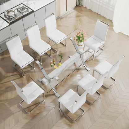 Glass Dining Table Modern Sleek Design