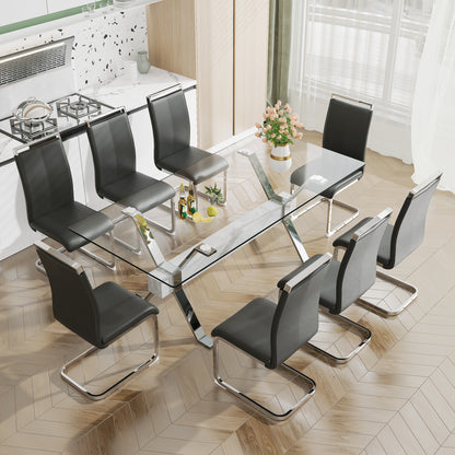Glass Dining Table Modern Sleek Design