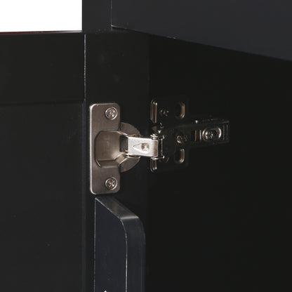 Kitchen Island Cart Black