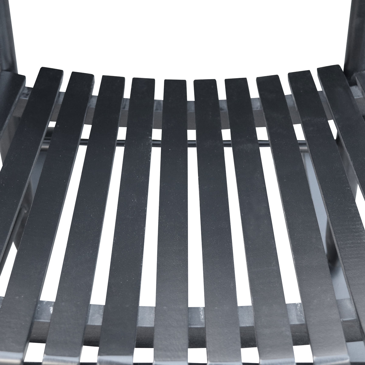 Wooden Porch Rocking Chair Black Finish