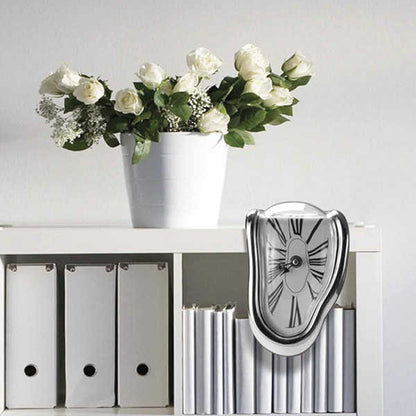 Melting Roman Numeral Wall Clock