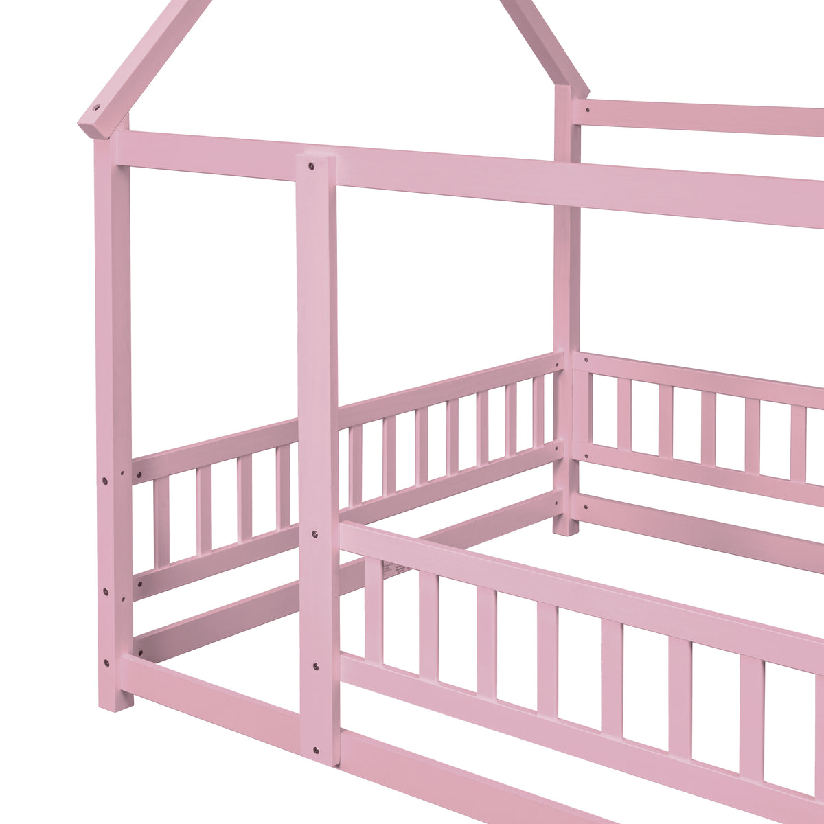 Full Floor Bed Pink