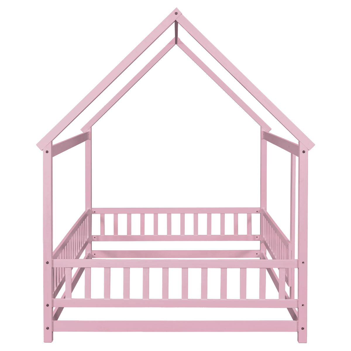 Full Floor Bed Pink