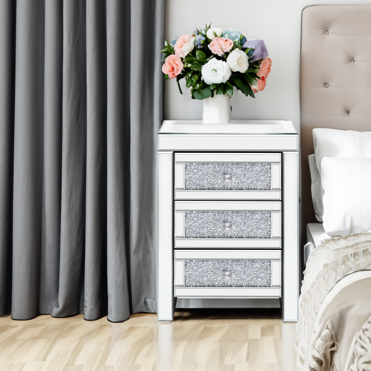 Silver Mirror Coffee Table