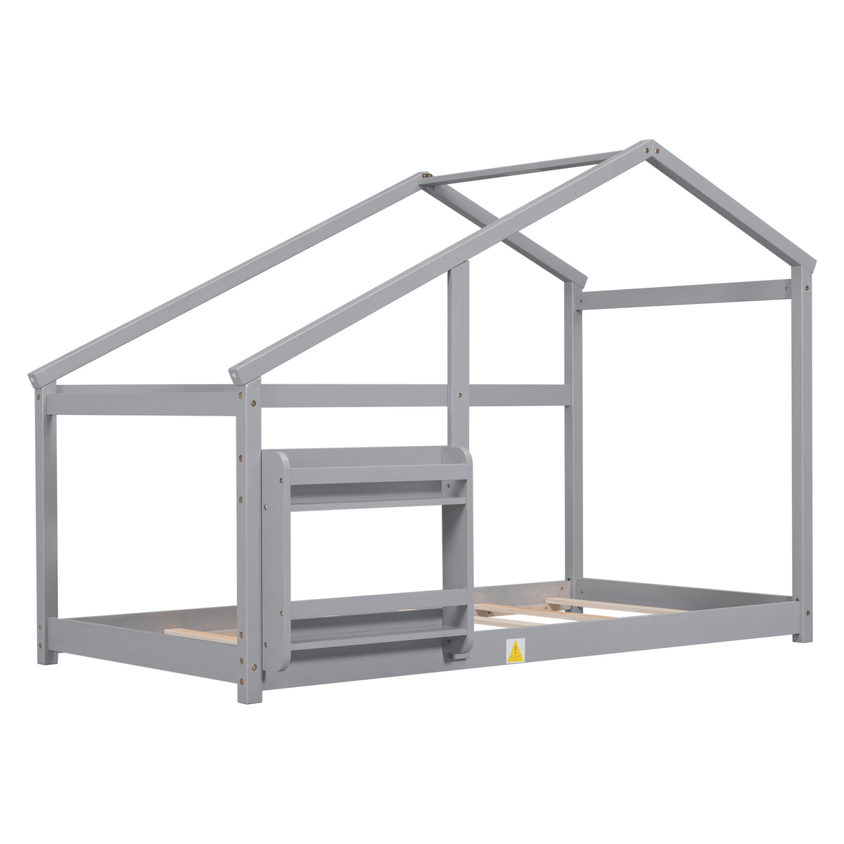 Twin House Bed Grey