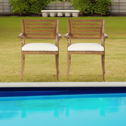 Hermosa 5-Piece Wood Dining Set Teak