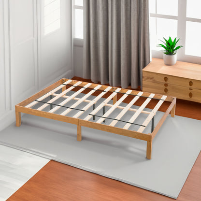 Queen Wood Platform Bed – Strong Support Slats