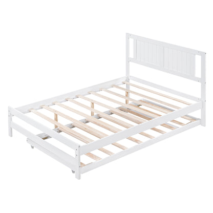 Adjustable Platform Bed Frame White