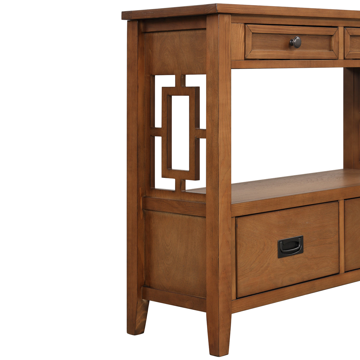 Farmhouse Console Table Brown