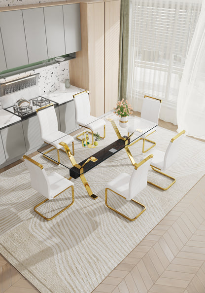 Tempered Glass Dining Table