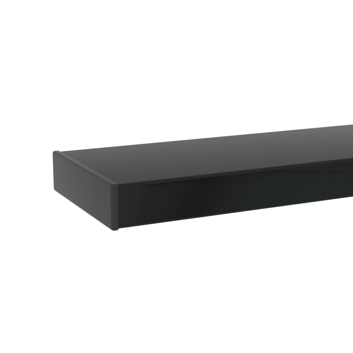 Rectangular Glass Coffee Table – Black