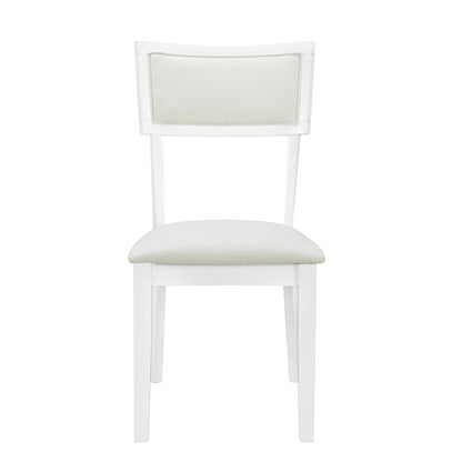 Topmax Farmhouse Dining Set (6 pcs) – White