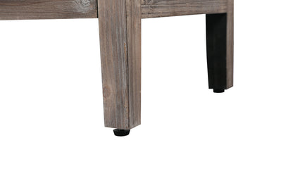 Four-Door Accent Cabinet with Carved Design Brown