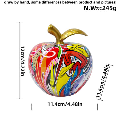 Colorful Apple Ornament