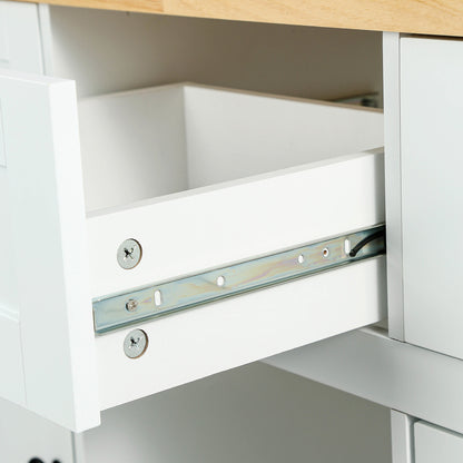 Kitchen Island Cart White