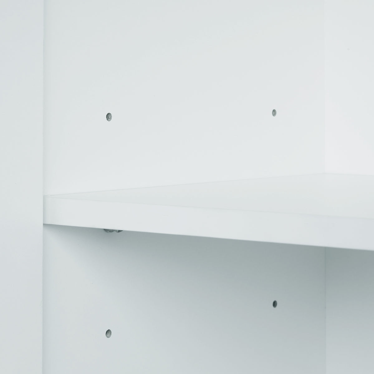 4-Door Bathroom Storage Cabinet White Finish