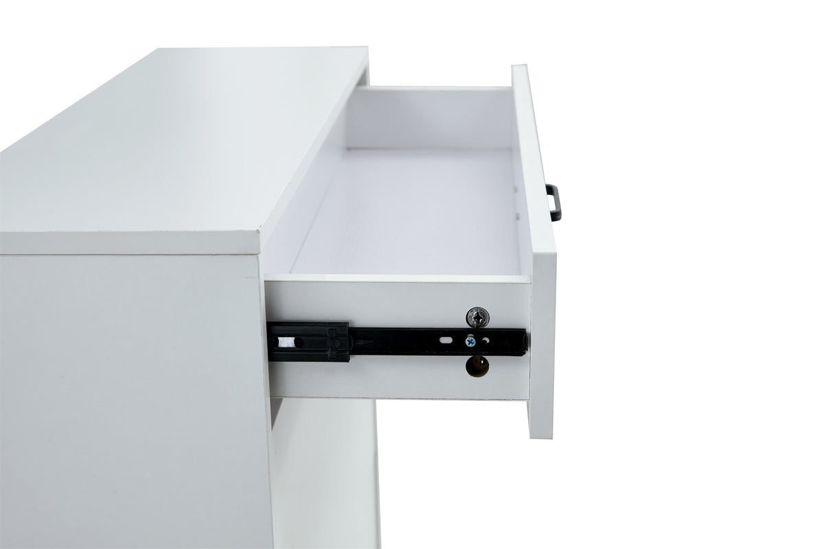 White Shoe Storage Cabinet