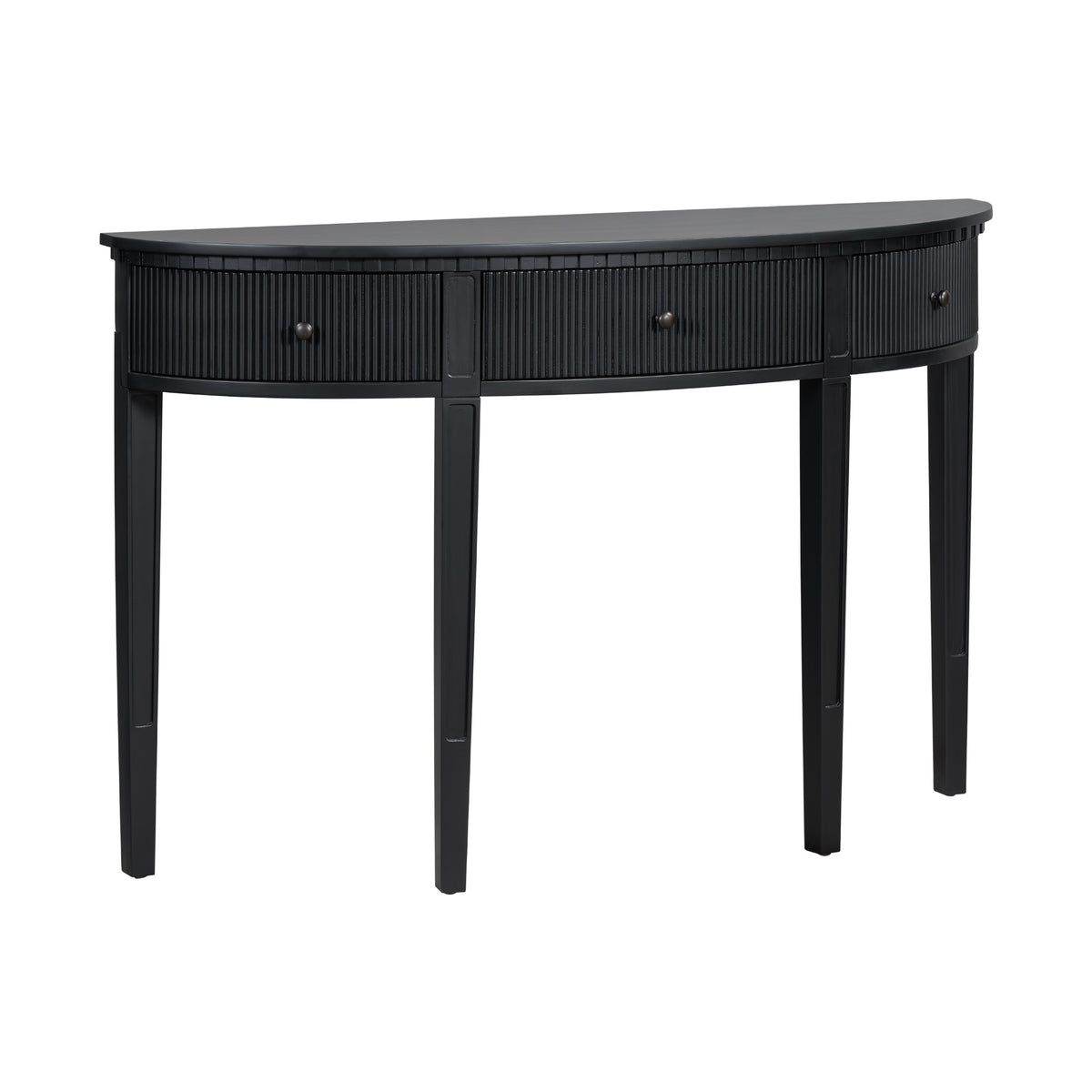 U-Style Vertical Pine Console Table