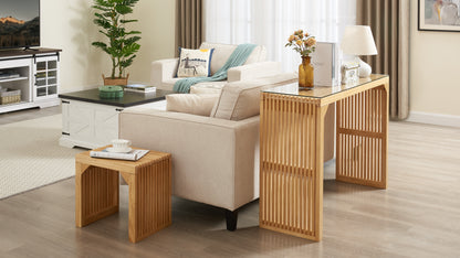 Pine Wood Dining Bench Natural Finish